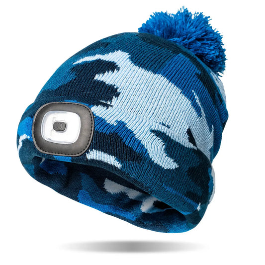 Blue Camo Kid’s Night Scope Beanie