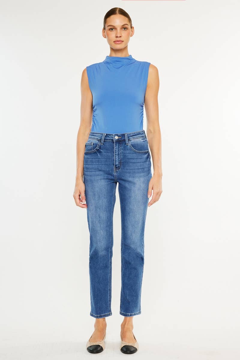 Jasper High Rise Slim-Straight Kancan Jeans
