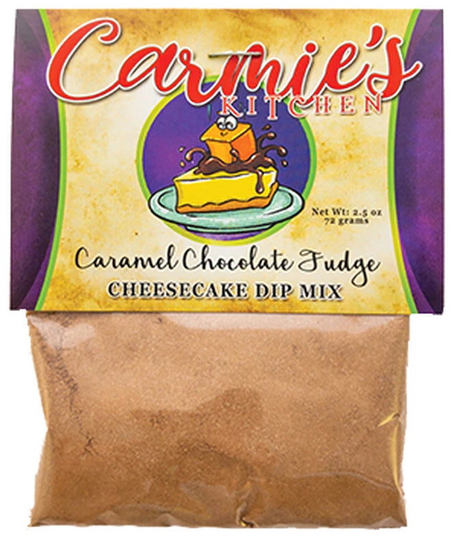 Carmie’s Chocolate Caramel Fudge Cheesecake Dip Mix