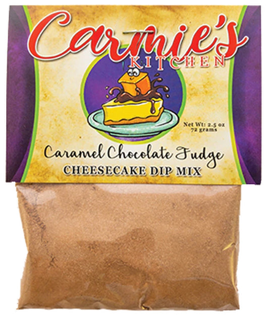 Carmie’s Chocolate Caramel Fudge Cheesecake Dip Mix