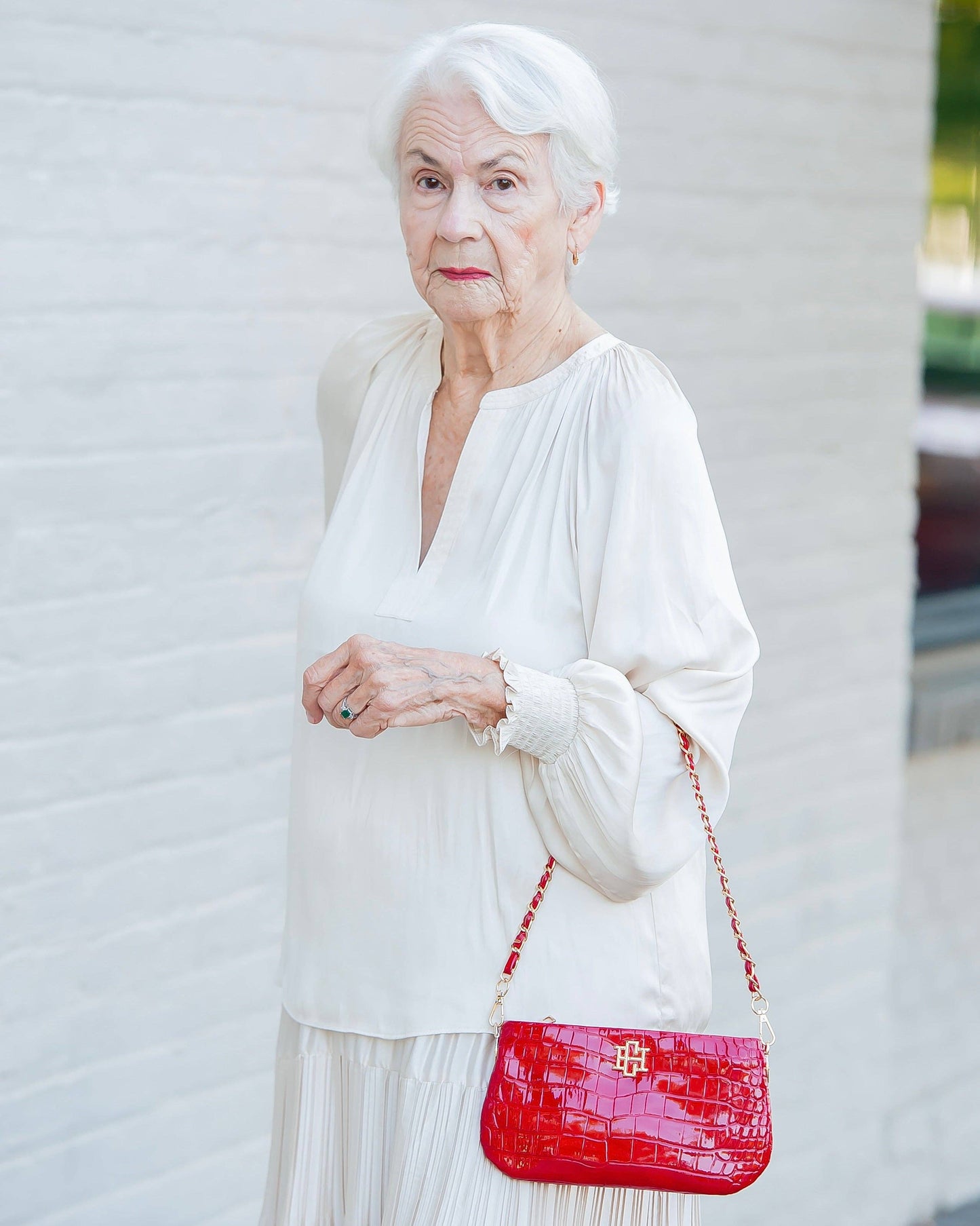 Livi Crossbody - Red Patent