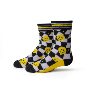 "Check Mate" Kid's Printed Socks