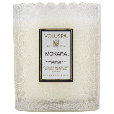 Voluspa Mokara Boxed Scalloped Candlepot