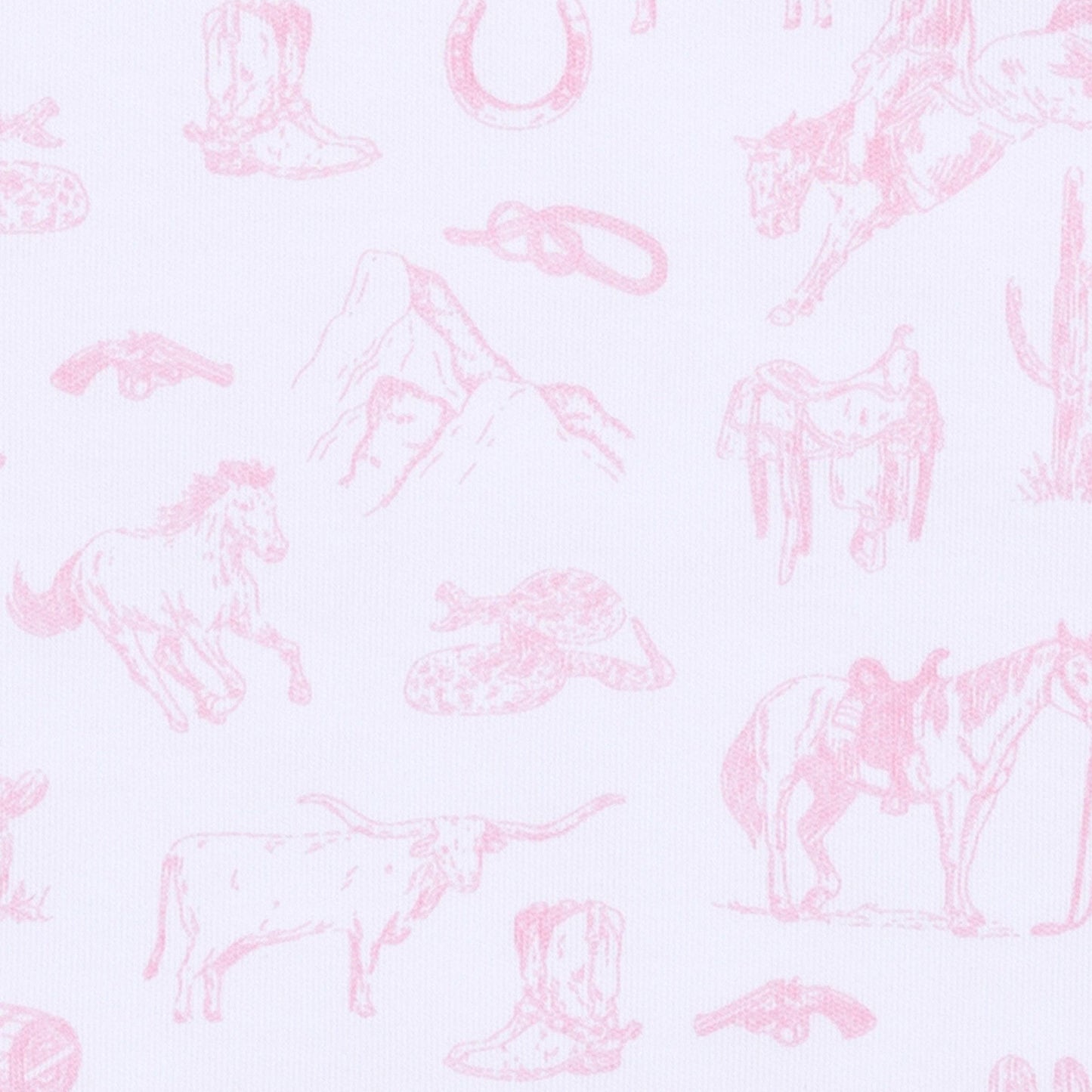 Wild West Pink Toile Bubble
