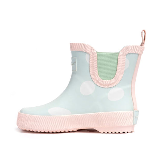 Hastings Pink & Blue Dot Rain Boots