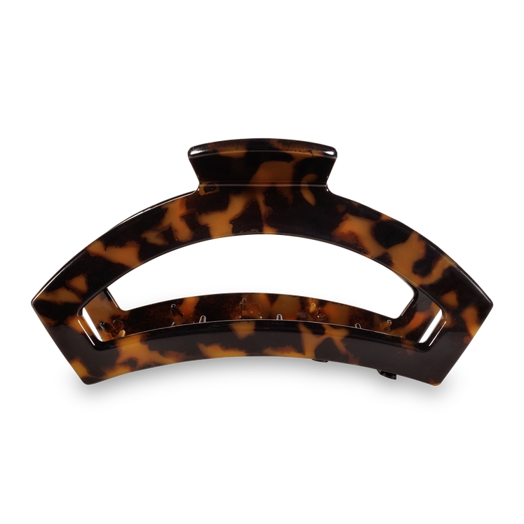 Teleties Large Brown Tortoise Open Hair Clip