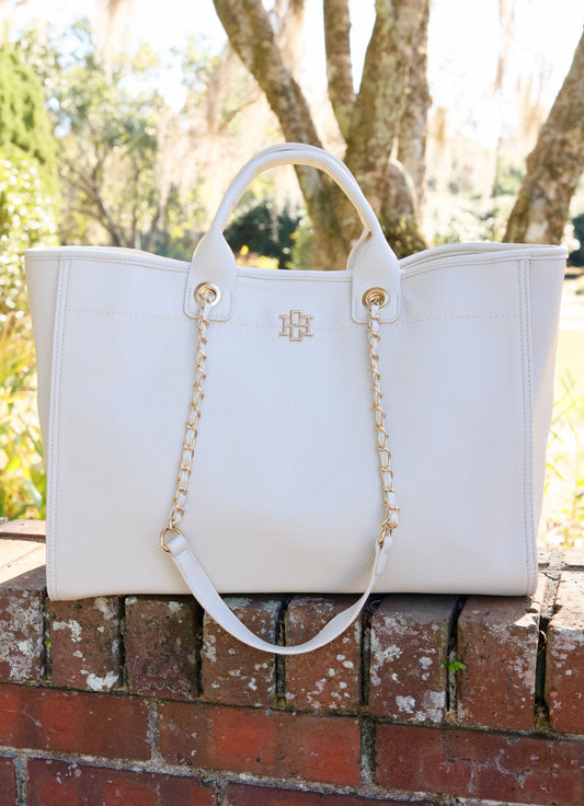 Melissa Tote Bag - Cream