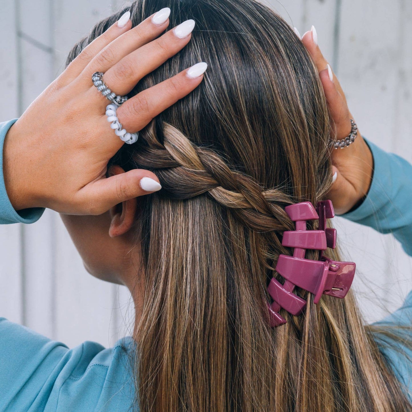 Teleties Classic Hair Clip | Medium | Wild Side