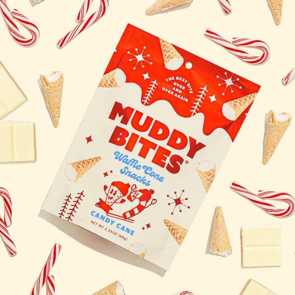 OPEN HOUSE SPECIAL: Muddy Bites Candy Cane Waffle Cone Snacks