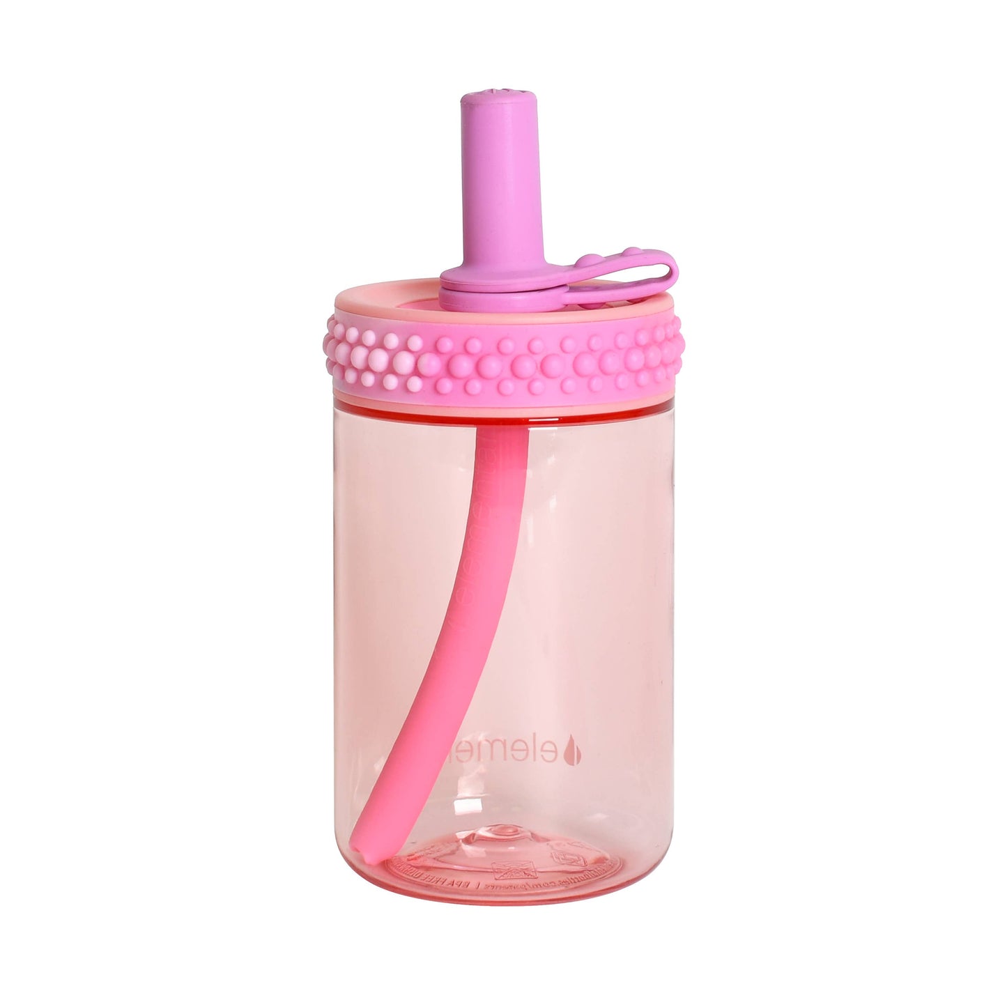 Kids Leakproof Bubble Grip Cup - Rose Tie Dye