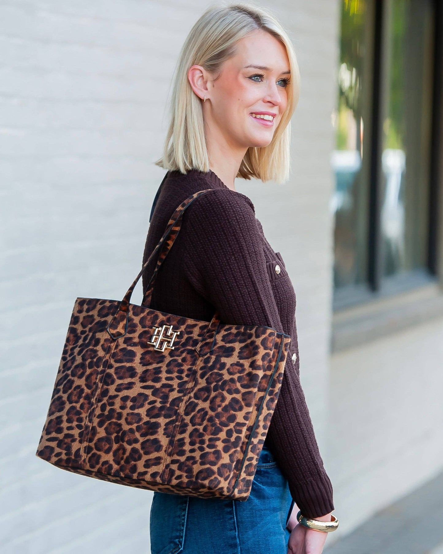 Heath Tote Bag - Leopard