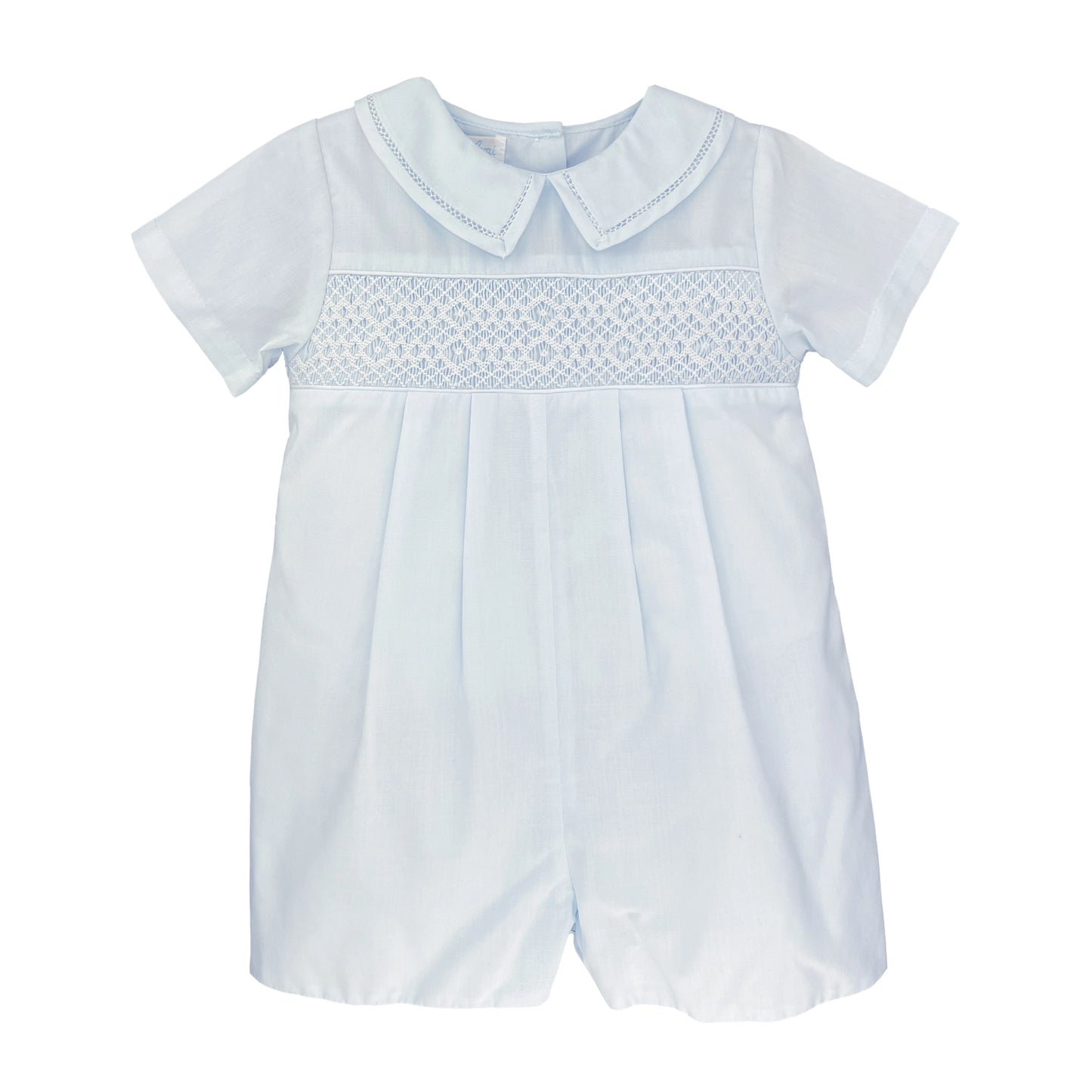 Blue Diamond Smocked Romper