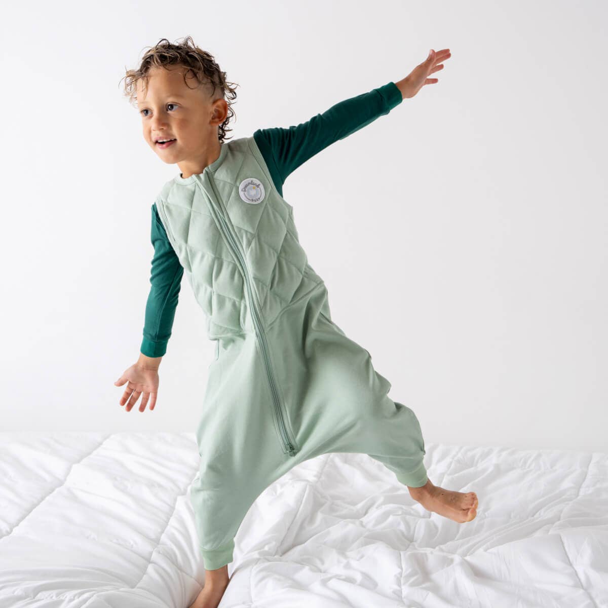 Dreamland Baby Sage Green Weighted Sleep Sack Walker