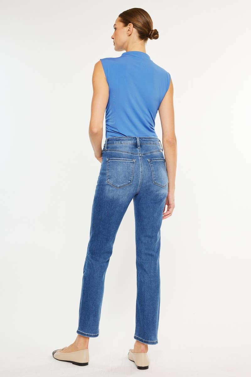 Jasper High Rise Slim-Straight Kancan Jeans