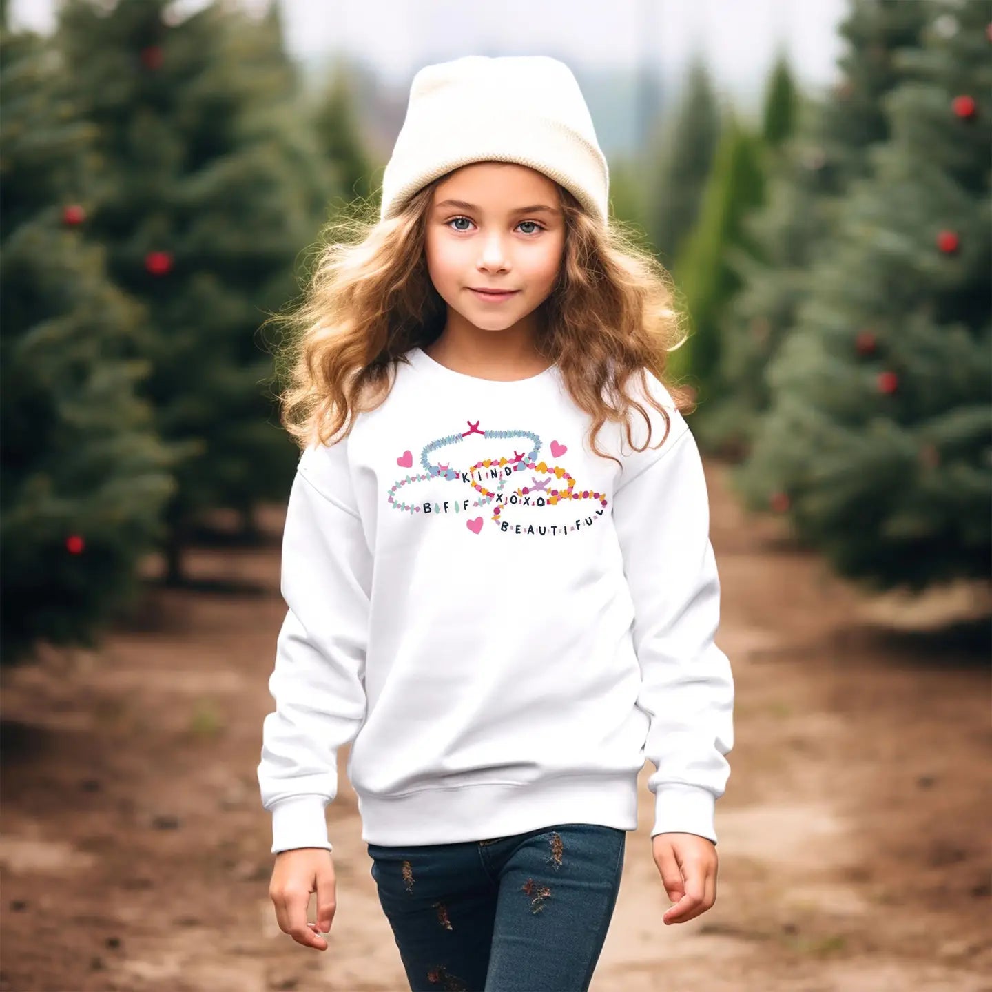 Friendship Bracelets Youth Crewneck Sweatshirt