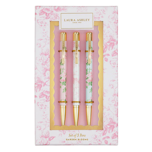Garden Blooms Pen Set of 3