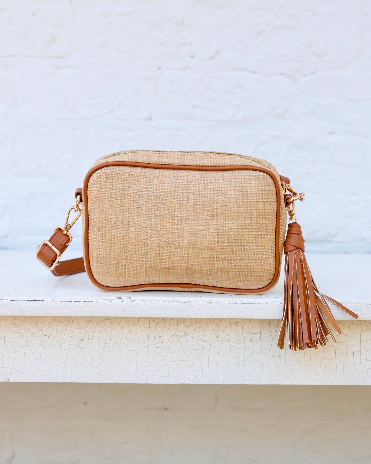 Margoe Crossbody - Natural Saddle