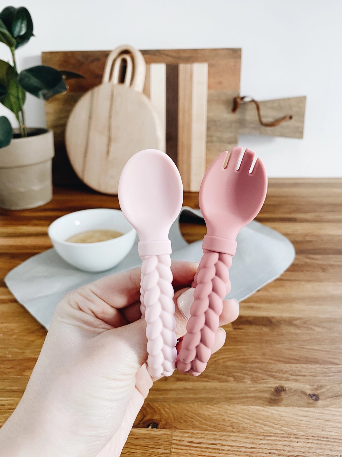 Pink Sweetie Spoon & Fork Set