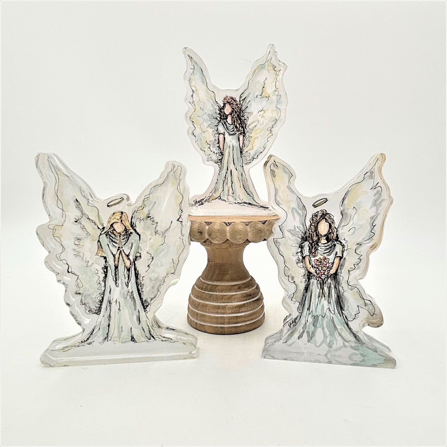 6" Cutout Acrylic Angel