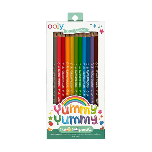Yummy Yummy Fruit Scented Colored Pencils- Set of 12