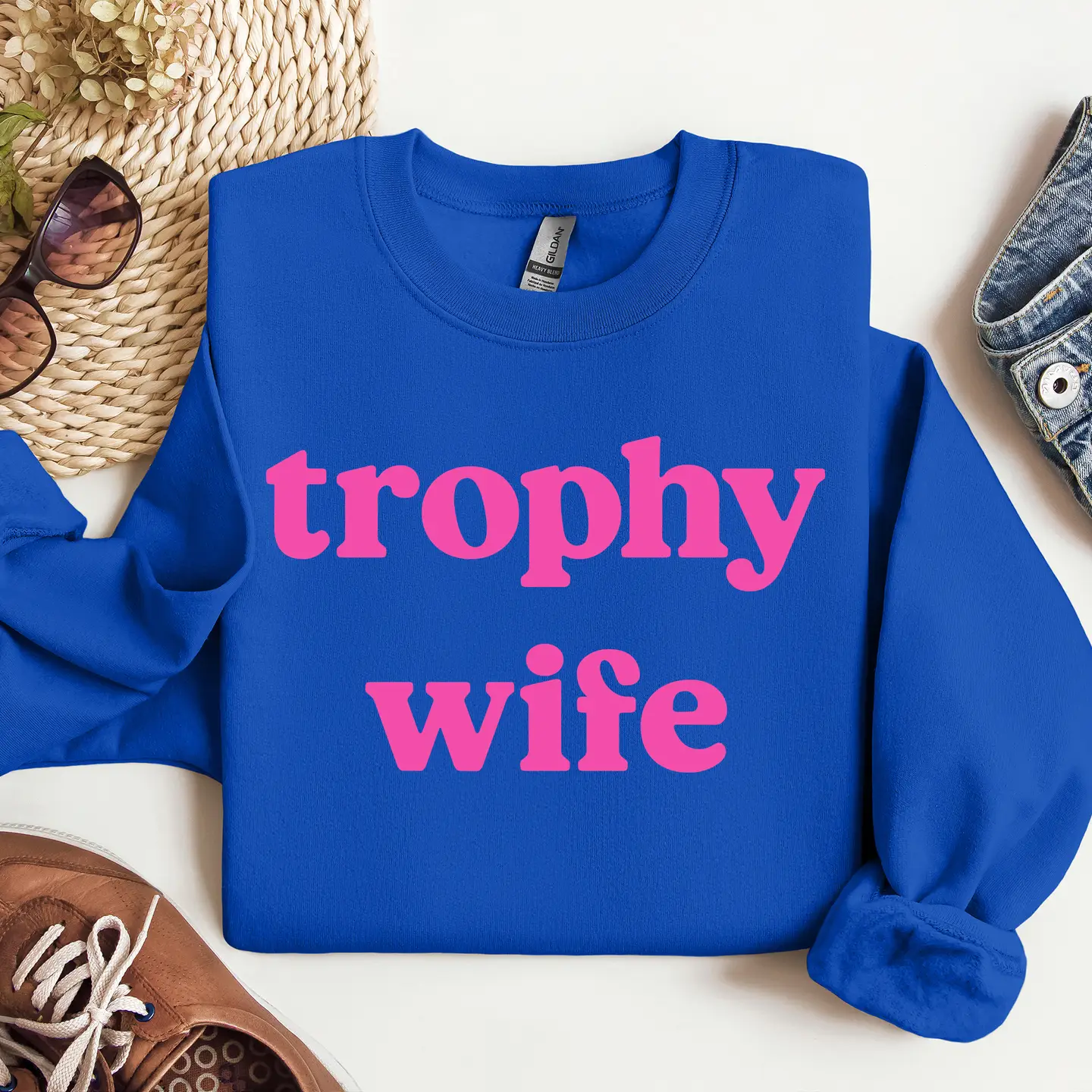 Trophy Wife Crewneck Sweatshirt