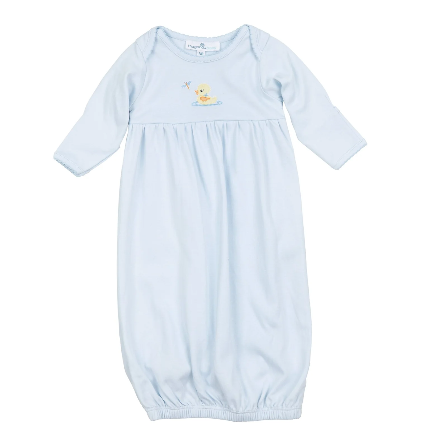 Light Blue Darling Ducklings Gathered Gown