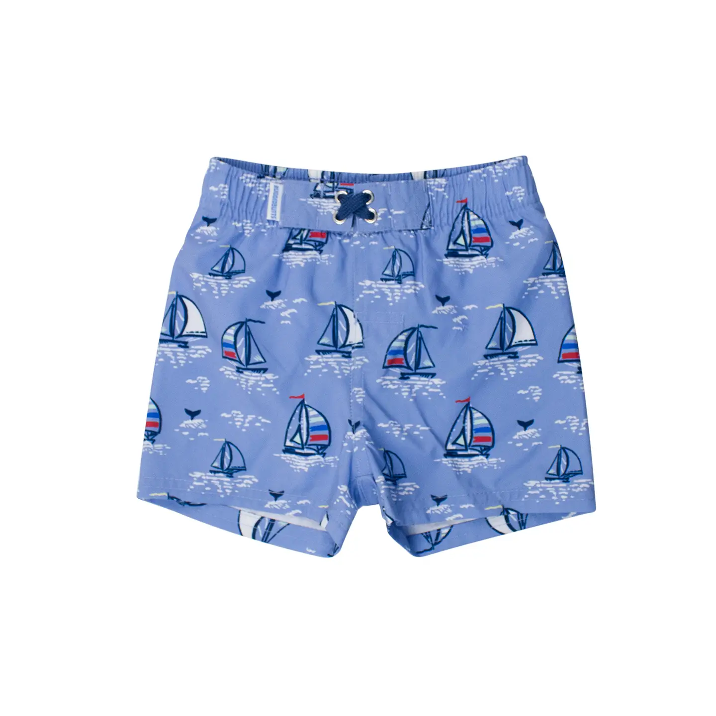 Boys Blue Seas the Day Swim Trunks