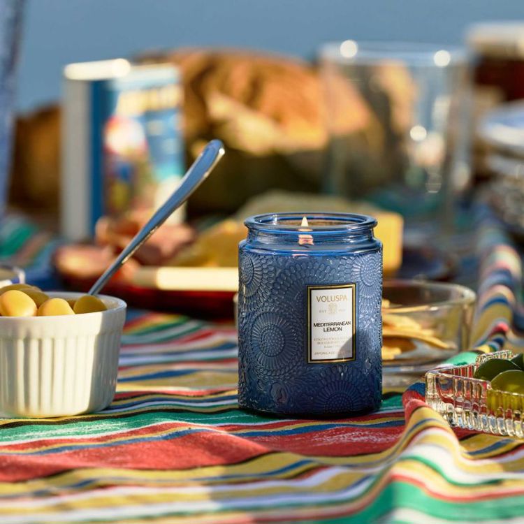 Voluspa Mediterranean Lemon Small Jar Candle