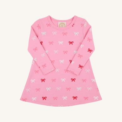 Bitty Bows Long Sleeve Polly Play Dress