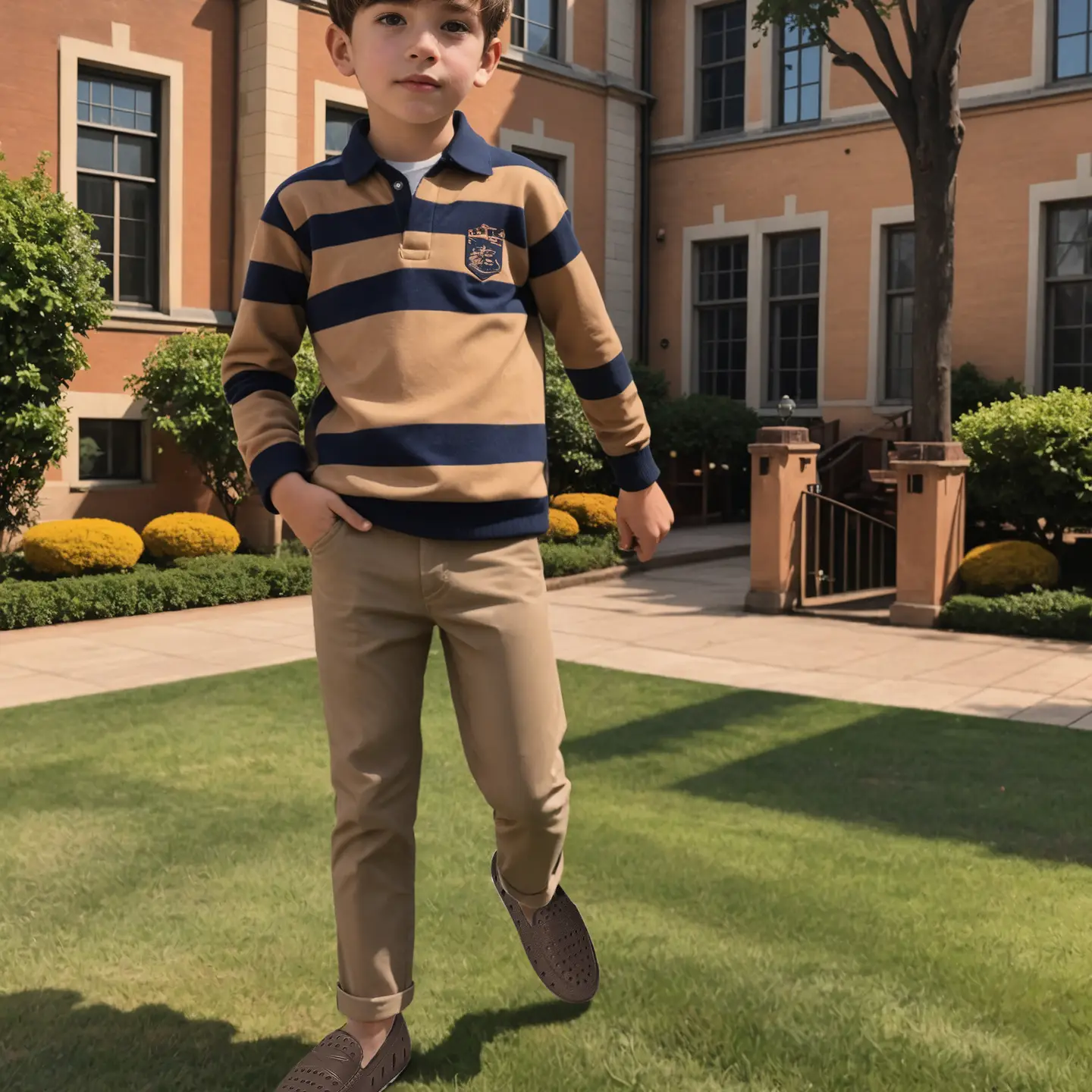 Kid's Floafers Prodigy Driver Driftwood Brown/Coconut