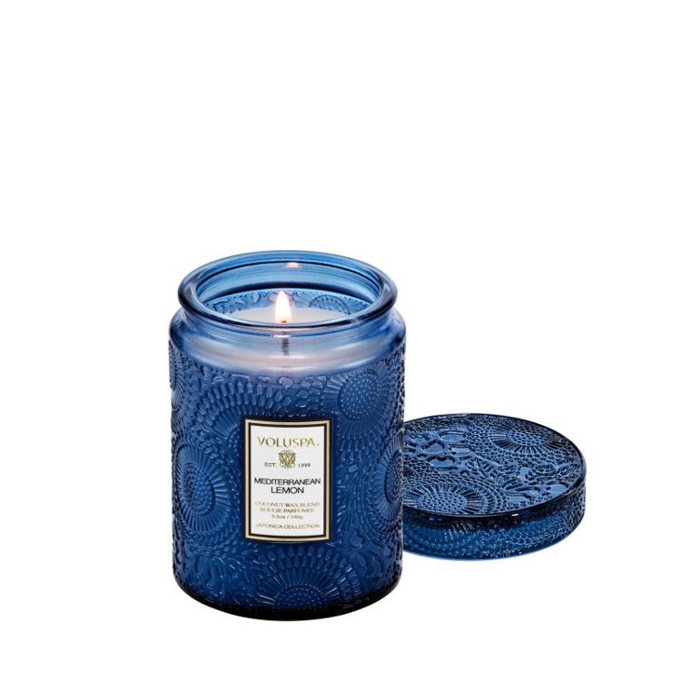 Voluspa Mediterranean Lemon Small Jar Candle