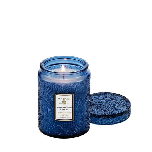 Voluspa Mediterranean Lemon Small Jar Candle