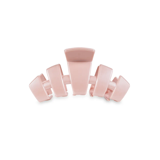Teleties Classic Hair Clip | Tiny | Pearly Pink