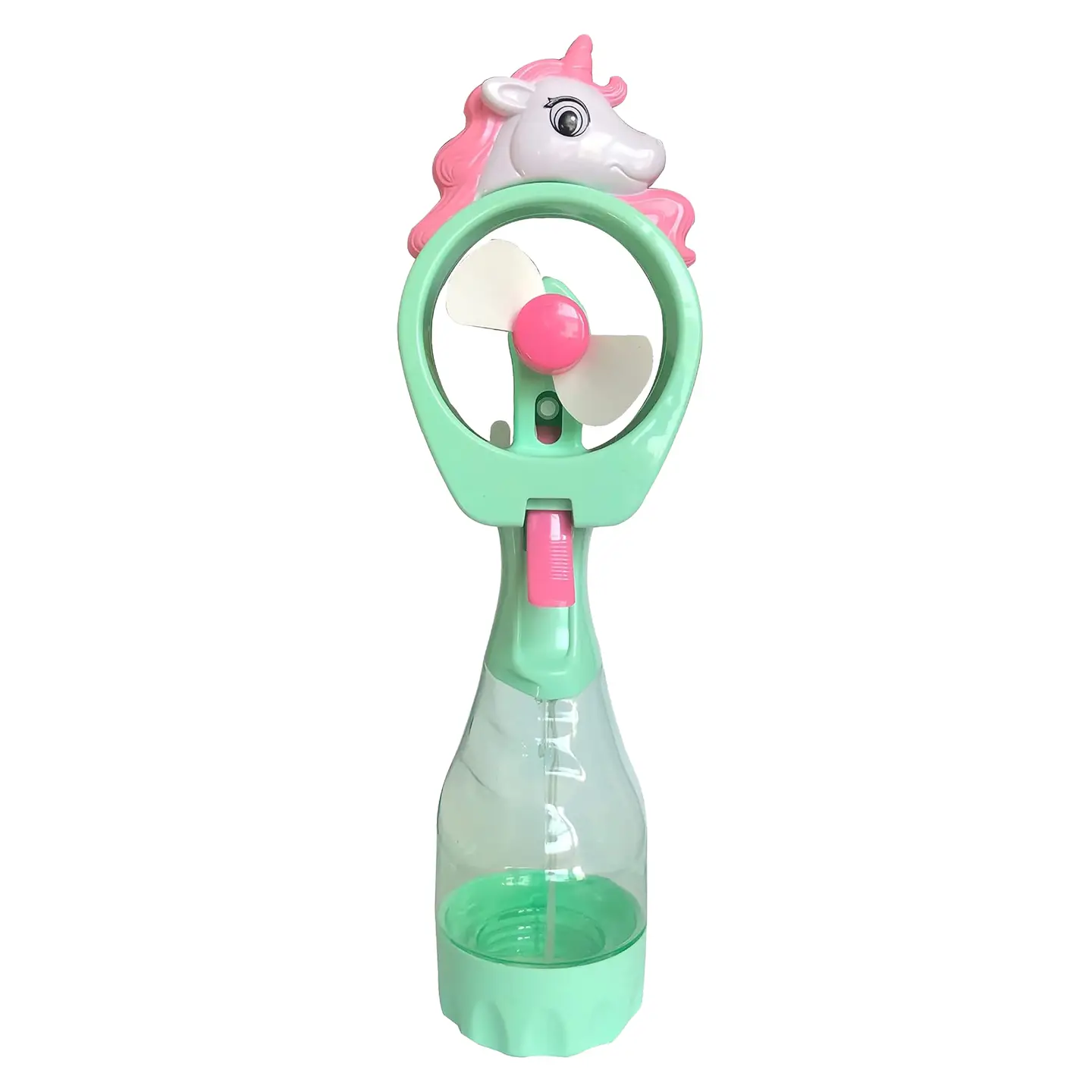 Unicorn Pony Water Spray Misting Electric Fan