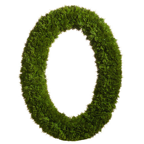 30.5" Oval Cedar Wreath (Store pick up only)