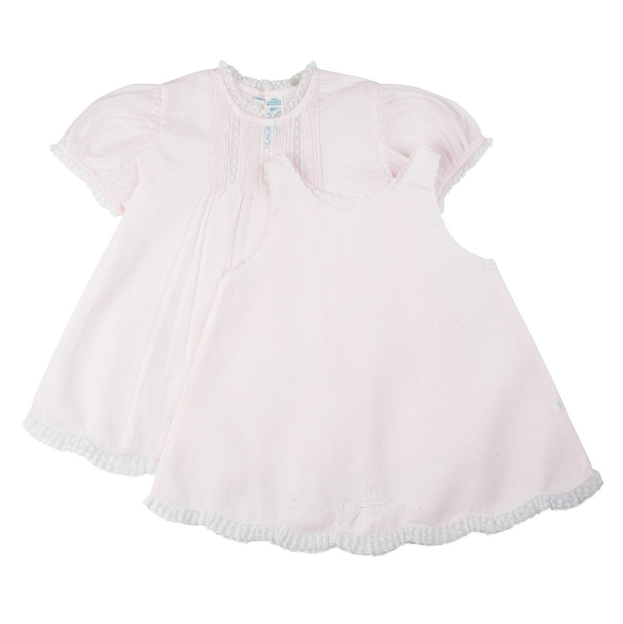 Pink Detailed Lace Slip Dress