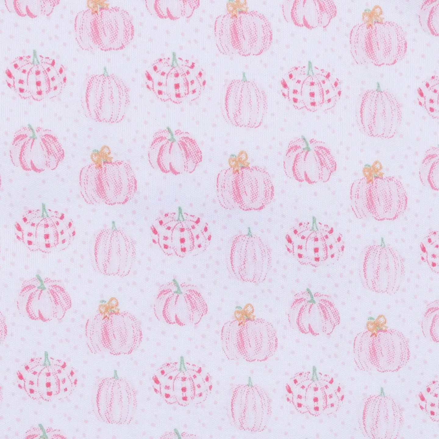 Pink Precious Pumpkins Long Pajamas