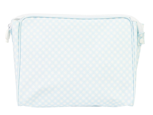 The Go Bag - Blue Gingham