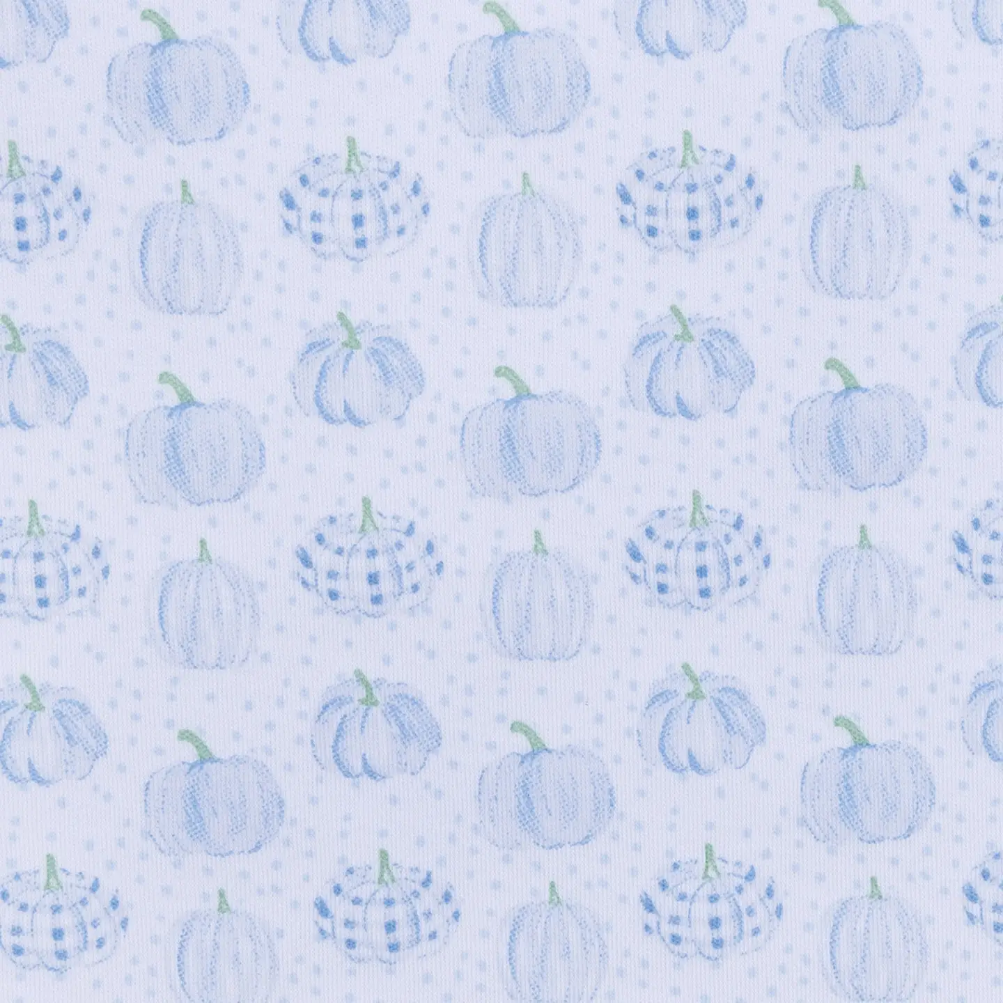 Light Blue Precious Pumpkins Long Pajamas