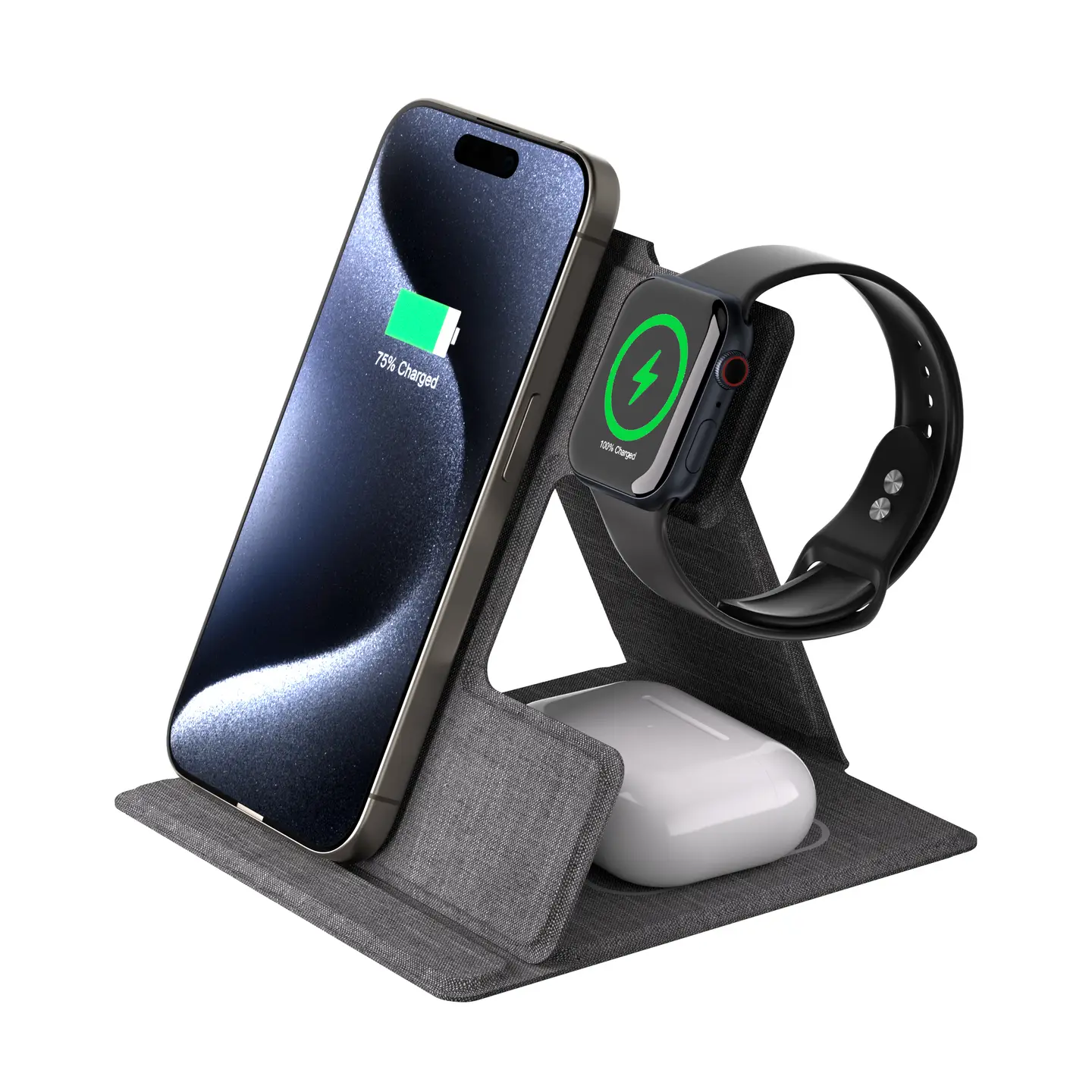 3-in-1 Fabric Charging Stand