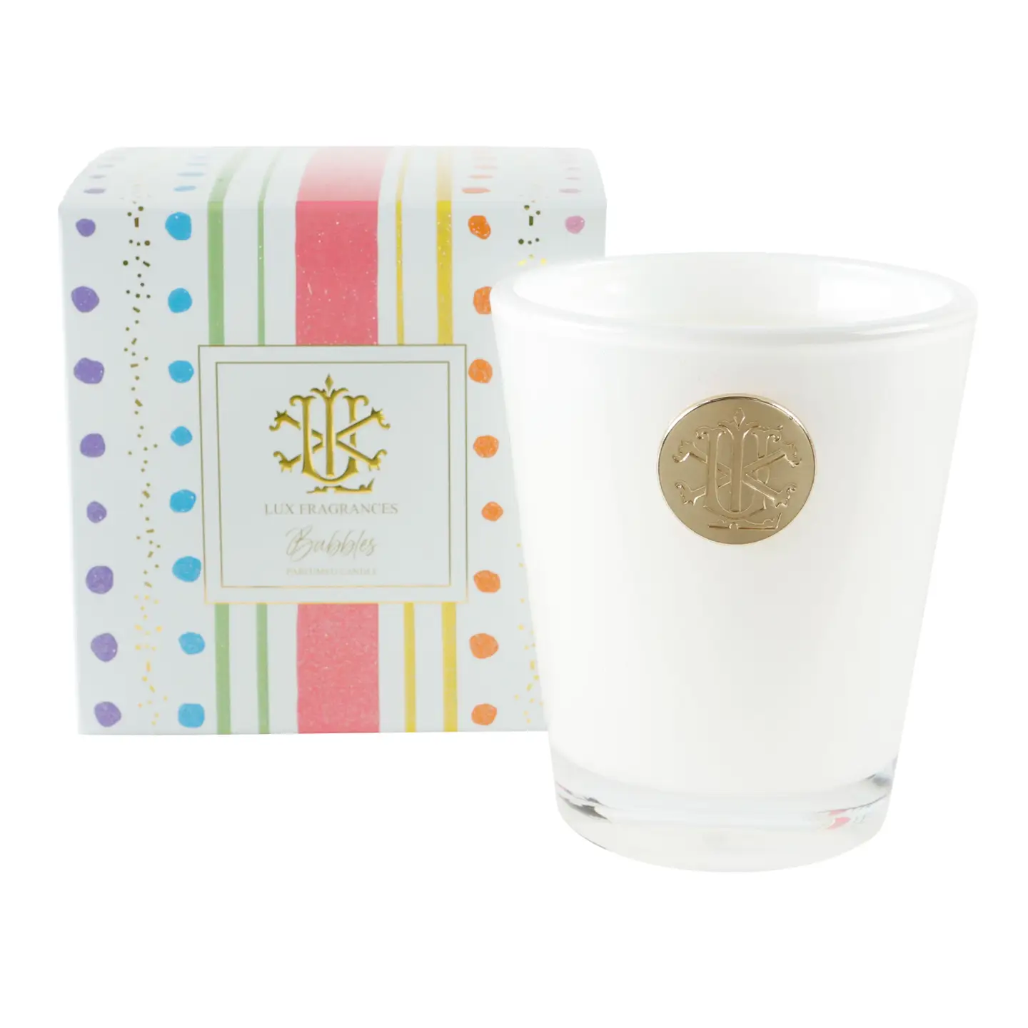 Bubbles 8 oz. Designer Box Candle