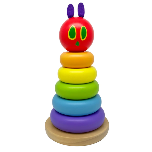 The Very Hungry Caterpillar Wooden Rainbow Stack Toy