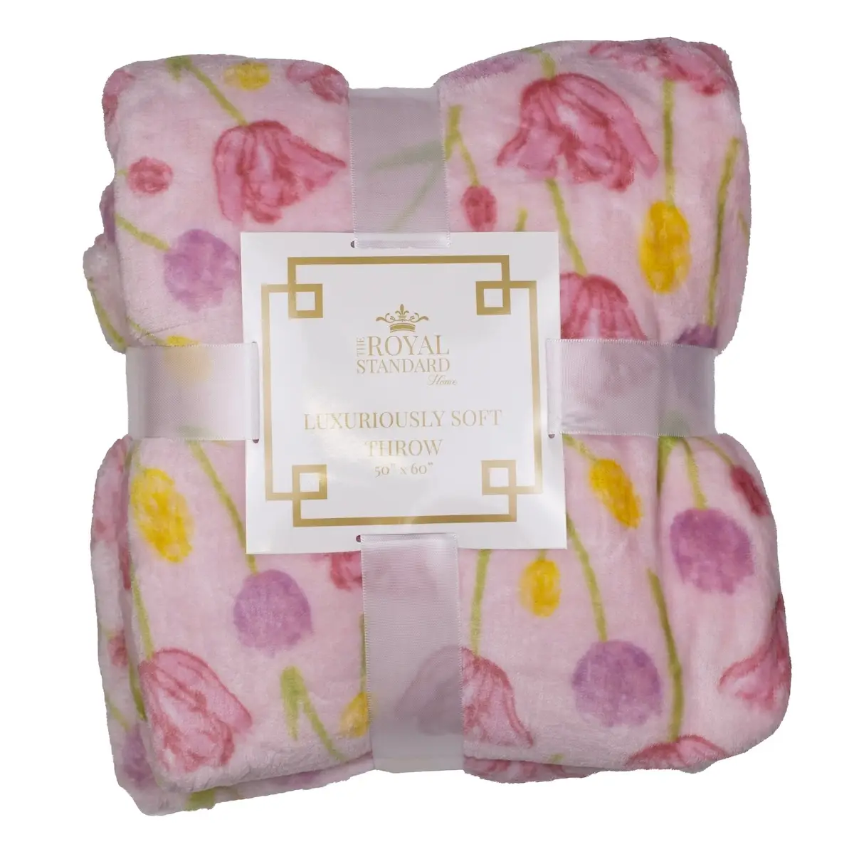 Tulip Fields Throw Blanket