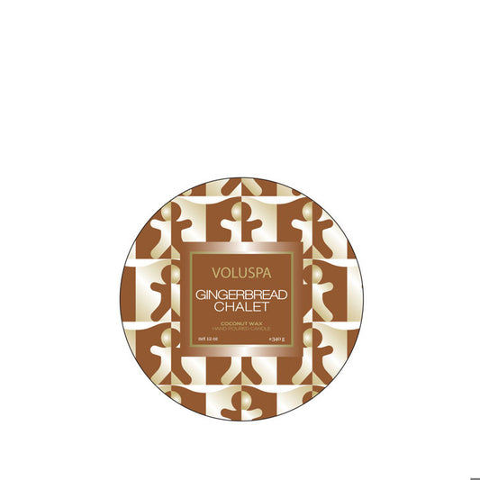 Voluspa Gingerbread Chalet Mini Tin Candle