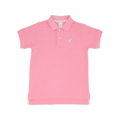 Hamptons Hot Pink Prim And Proper Short Sleeve Polo