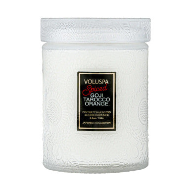 Voluspa Spiced Goji & Tarocco Orange Small Jar Candle