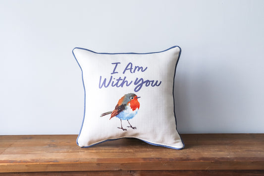 I Am With You Bird Pillow