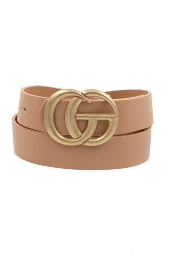 Taupe Gucci Style Belt