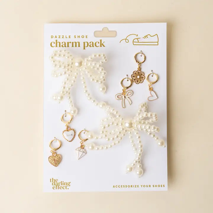 Pretty in Pearl Dazzle Shoe Charm Pack