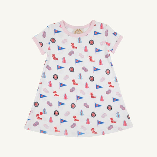 Gawsh Almighty/Palm Beach Pink Polly Play Dress - Short Sleeve